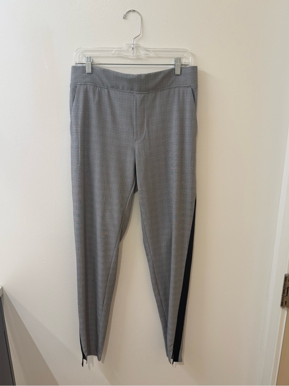 Athleta Brooklyn Ankle Pant - 8T - Black and White Houndstooth